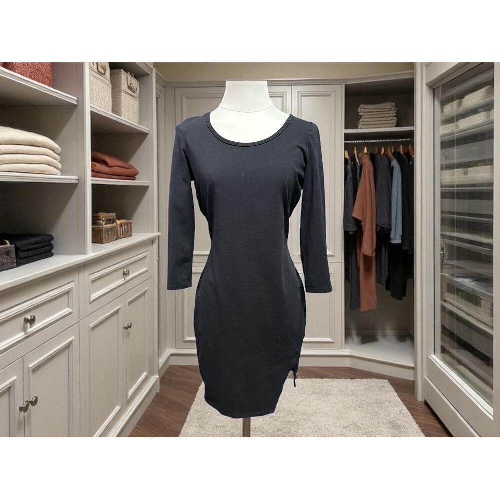 Express black dress knee length size 8